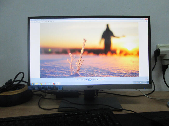 &#91;Monitor LED&#93; Review &amp; Unboxing AOC Monitor IPS LED I2267FWH 21.5&quot;
