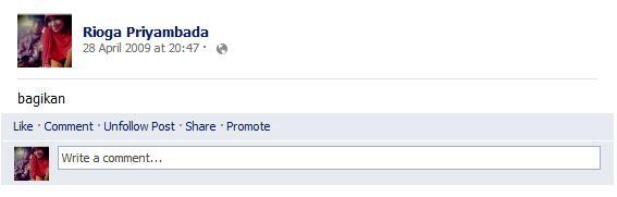Share status Facebook pertama agan disini ! (+pic)