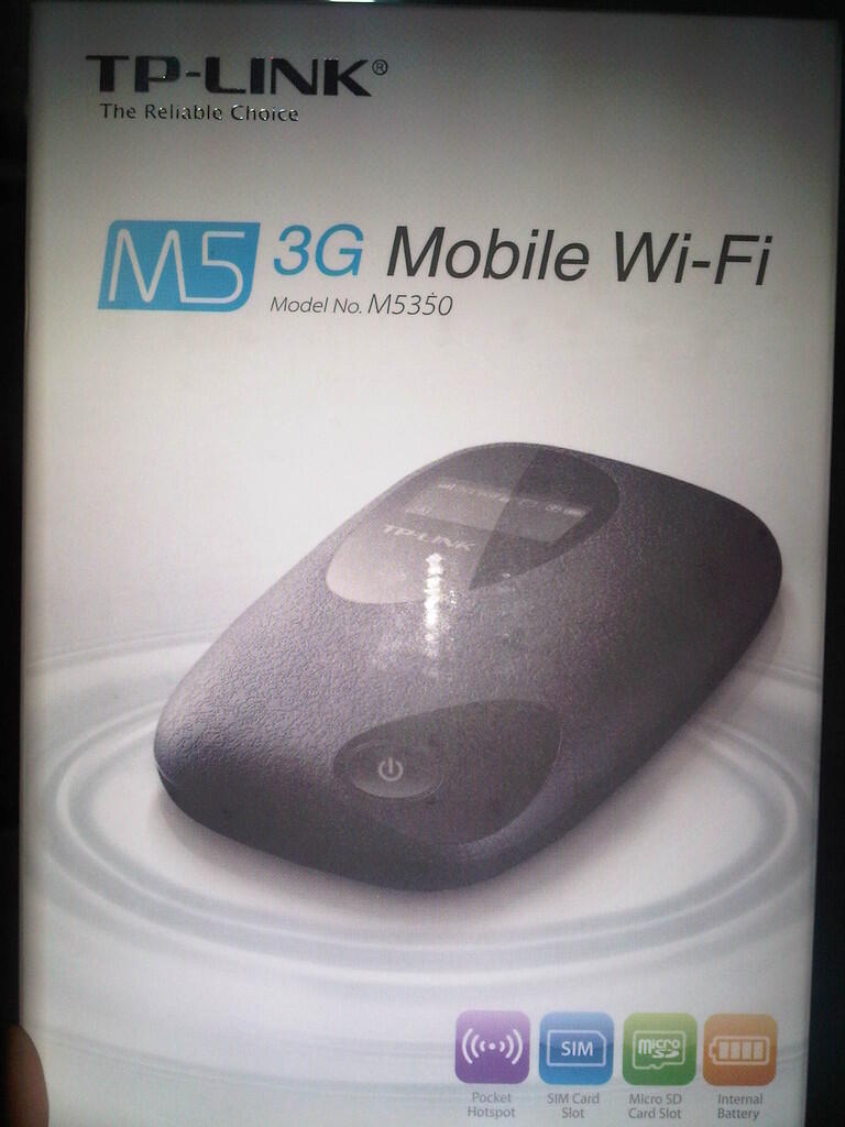 TP-LINK 3G MOBILE WIFI M5350 BNIB