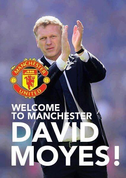 &#91;RESMI&#93; David Moyes manajer baru Manchester United