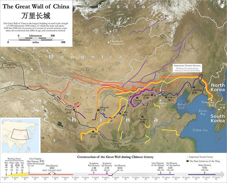 Sejarah tembok raksasa china satu dari 7 keajaiban dunia