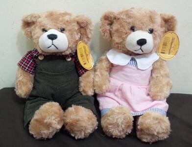 Jual Boneka Couple Hello Kitty, Teddy bear, Rilakkuma, Doraemon ( Dpinx Collection )