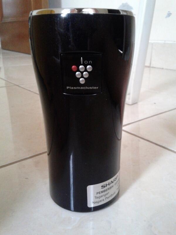 NEW!!! SHARP Plasmacluster air purifier for car, helmet, and portable size