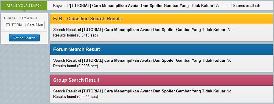 &#91;TUTORIAL&#93; Cara Menampilkan Avatar Dan Spoiler Gambar Yang Tidak Keluar