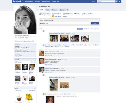 Evolusi Tampilan Facebook