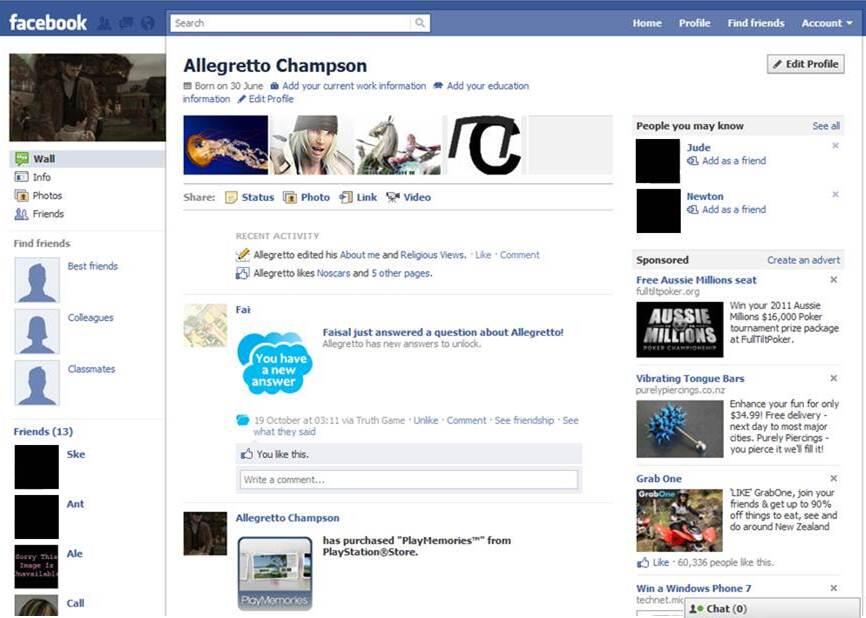 Evolusi Tampilan Facebook
