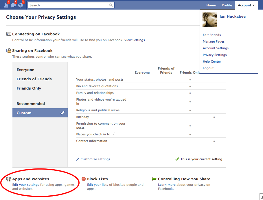 Evolusi Tampilan Facebook
