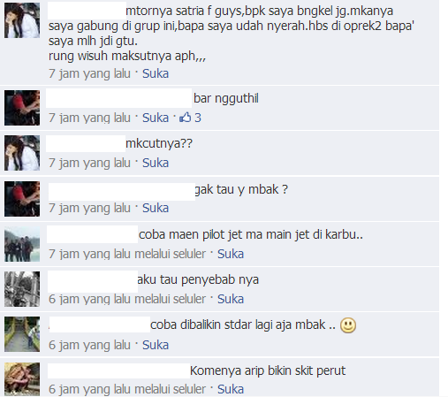 Gini Nih Kalo Cewek Masuk ke Grup Fb Motor