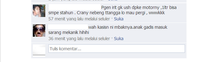Gini Nih Kalo Cewek Masuk ke Grup Fb Motor