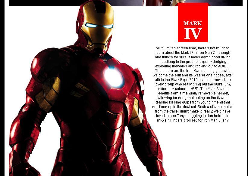 Inilah Kostum-kostum Terbaru di Film Iron Man 3 