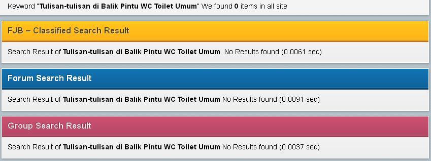 &#91;PIC&#93; Tulisan-tulisan di Balik Pintu WC Toilet Umum