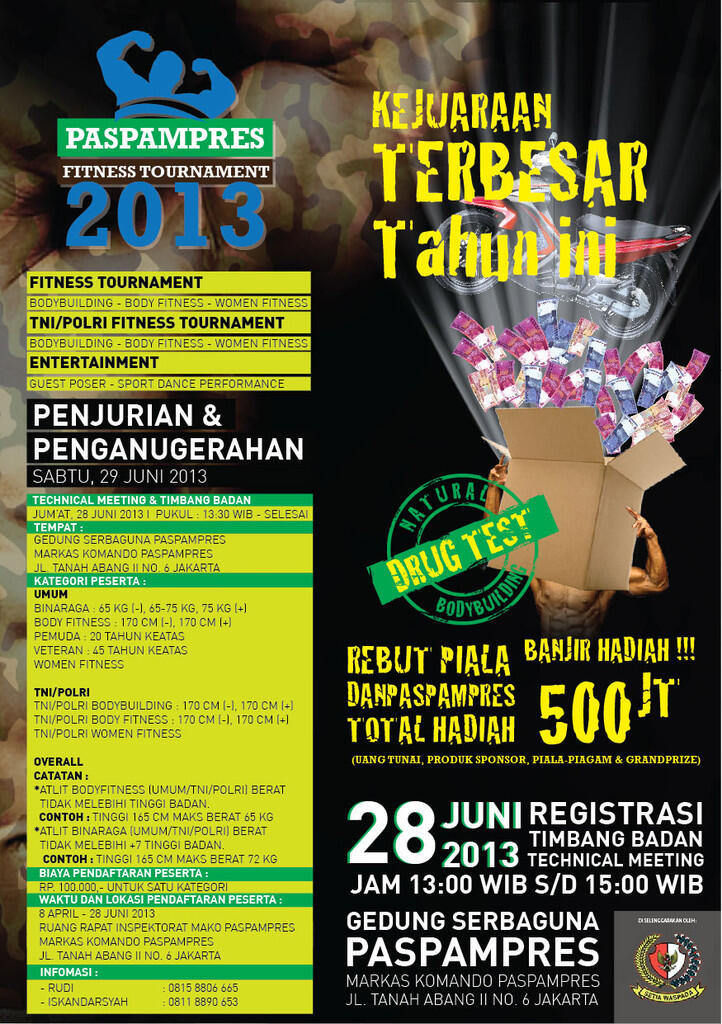 BODYBUILDING & BODY FITNESS COMPETISI 2013