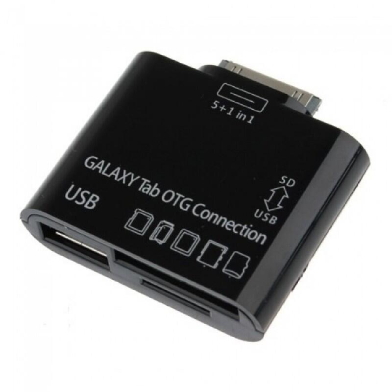 Connector Samsung Galaxy Tab USB On The Go (OTG) dan Card Reader Kit All in 1