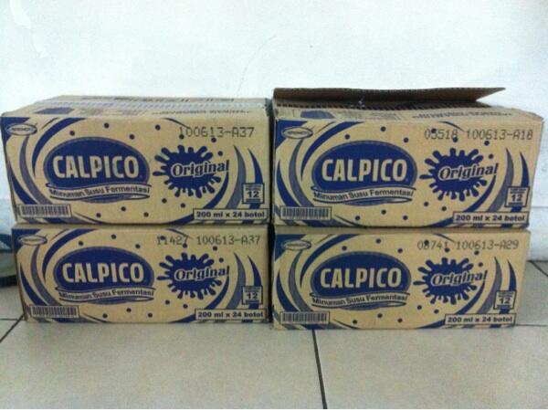 Ane dapet calpico 4 dus dari kantor gan wkwkwk