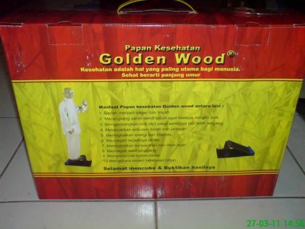 PAPAN TERAPI KESEHATAN GOLDEN WOOD
