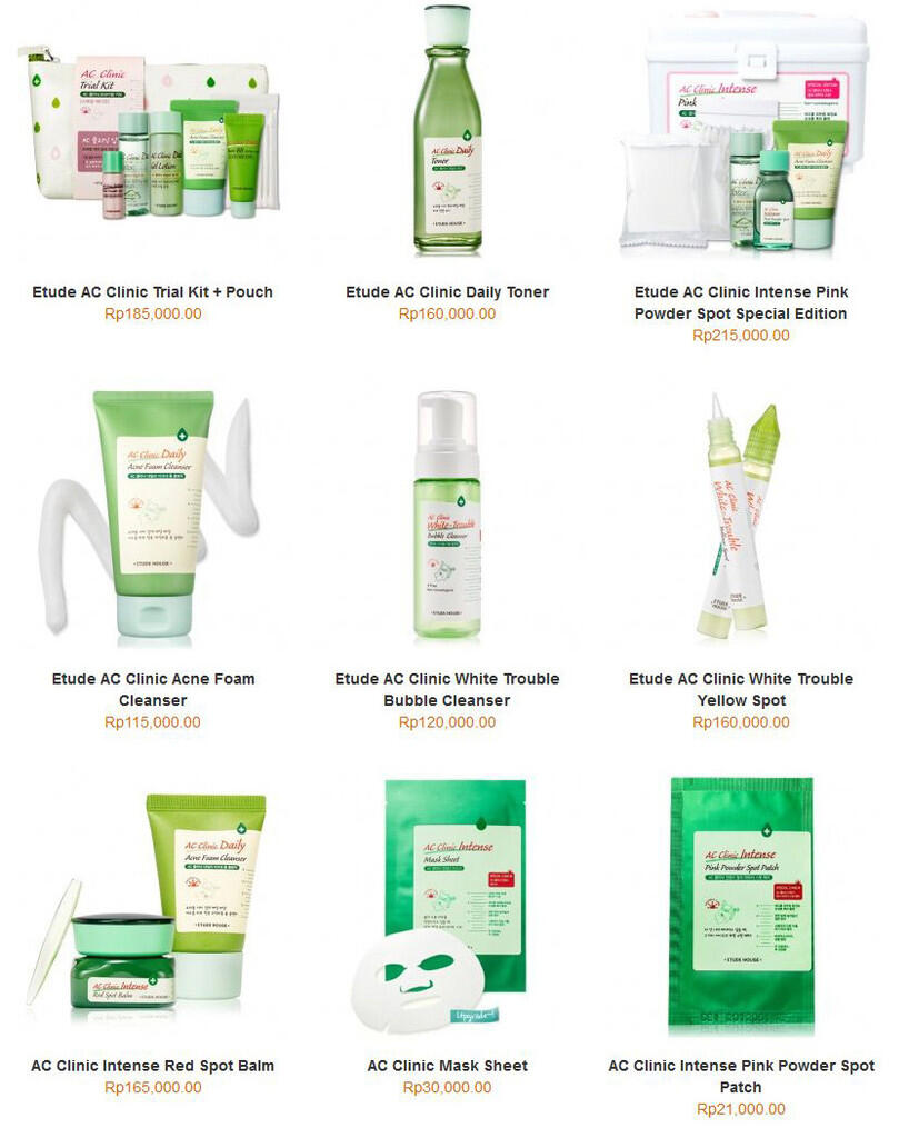 Etude House Skin Care Murah - PO 7 hari sampai