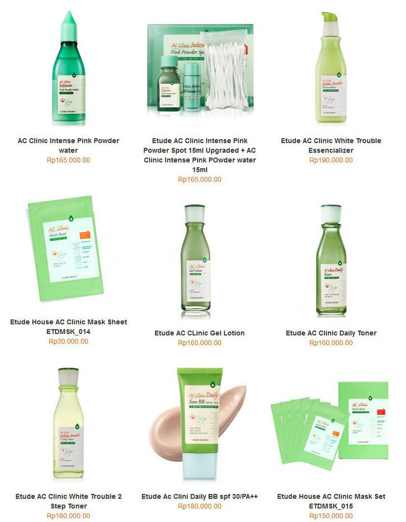 Etude House Skin Care Murah - PO 7 hari sampai