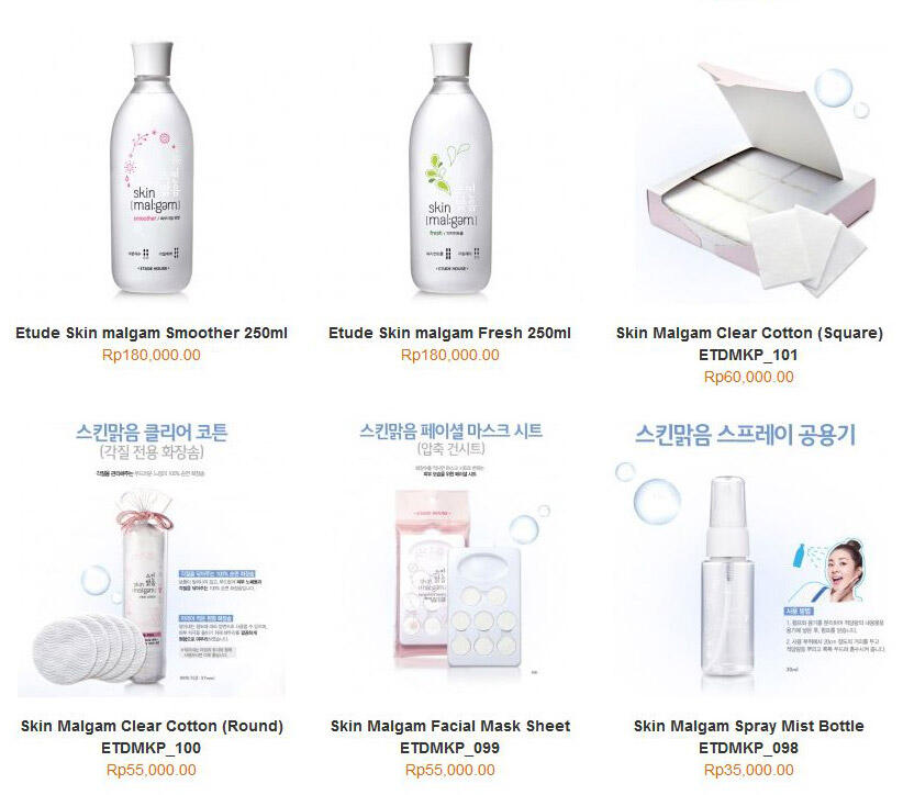 Etude House Skin Care Murah - PO 7 hari sampai