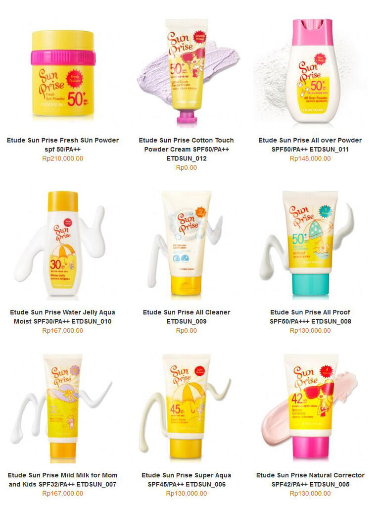 Etude House Skin Care Murah - PO 7 hari sampai