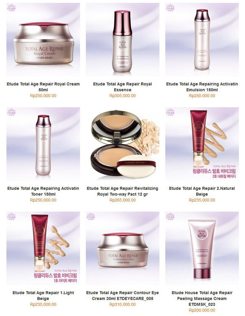 Etude House Skin Care Murah - PO 7 hari sampai