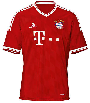 Detail Jersey: Bayern Munich Home 2013-2014