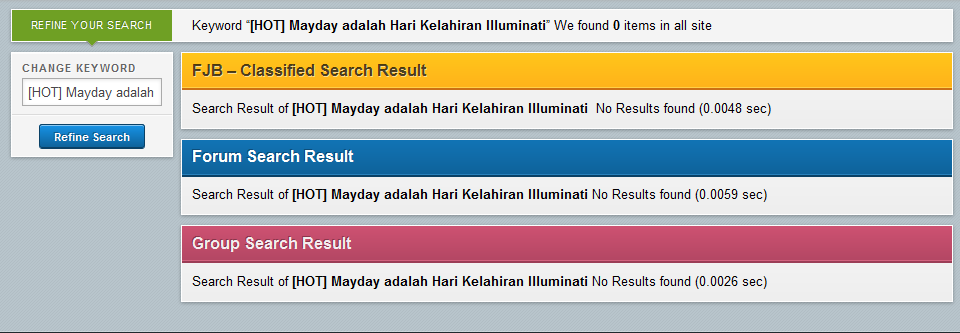 &#91;HOT&#93; Mayday adalah Hari Kelahiran Illuminati
