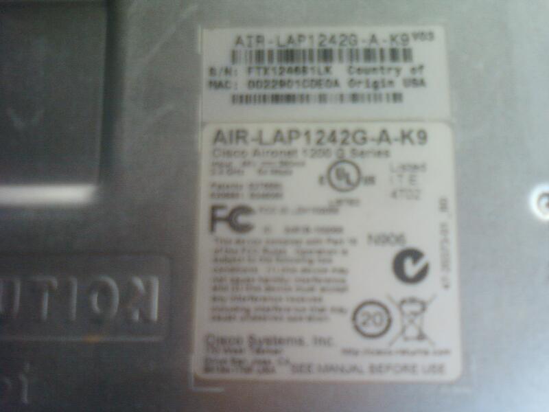 Access Point Cisco AIR-AP1242G-A-K9