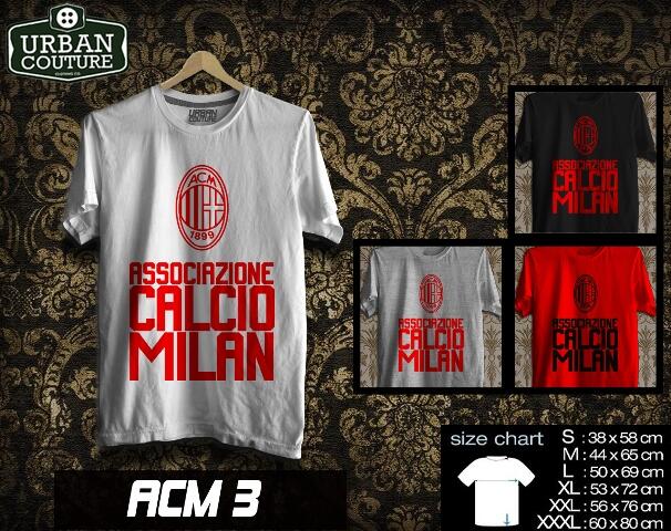 KAOS DISTRO AC MILAN LIVERPOOL BARCELONA AS ROMA MUNCHEN {READY STOCK} MURAH BGT !!!