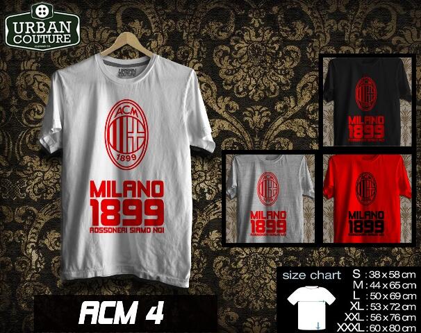 KAOS DISTRO AC MILAN LIVERPOOL BARCELONA AS ROMA MUNCHEN {READY STOCK} MURAH BGT !!!