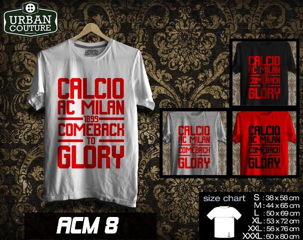 KAOS DISTRO AC MILAN LIVERPOOL BARCELONA AS ROMA MUNCHEN {READY STOCK} MURAH BGT !!!