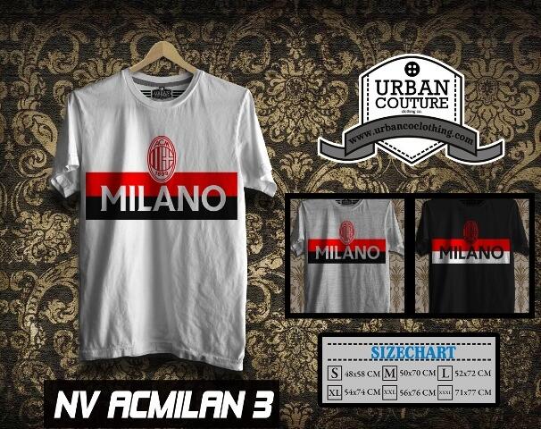 KAOS DISTRO AC MILAN LIVERPOOL BARCELONA AS ROMA MUNCHEN {READY STOCK} MURAH BGT !!!