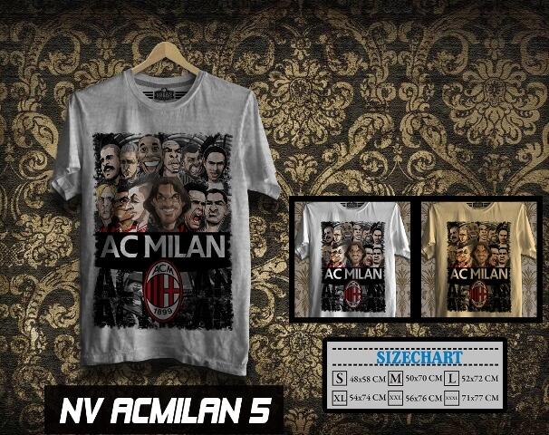 KAOS DISTRO AC MILAN LIVERPOOL BARCELONA AS ROMA MUNCHEN {READY STOCK} MURAH BGT !!!