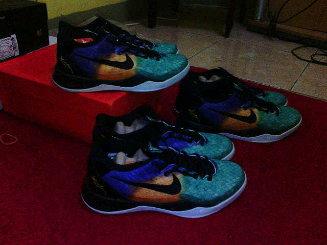 READY STOCK SEPATU BASKET KOBE 8 EASTER DAN AIR JORDAN 2011 YOTR ( REPLICA)