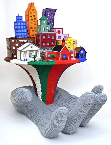 Nathan Sawaya si Seniman Lego