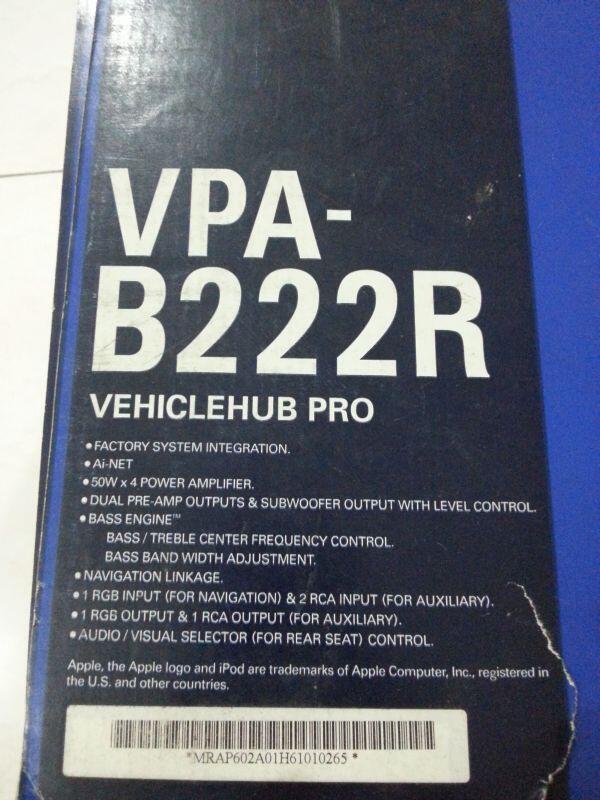 Jual Cepat Alpine VPA-B222R (Vehicle Hub Pro)