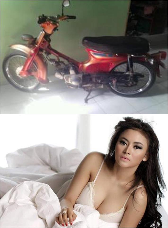  PAKE HONDA BEBEK JUGA BISA GANDENG AGNES MONICA