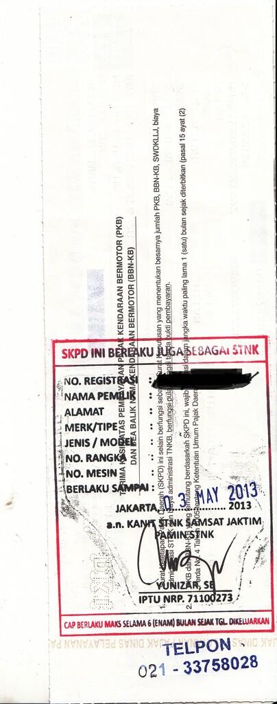 BPKB DI POLDA HABIS !!!!