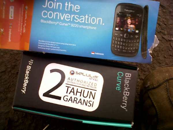 Blackberry 9220 aka Davis Black Second Masih Garansi