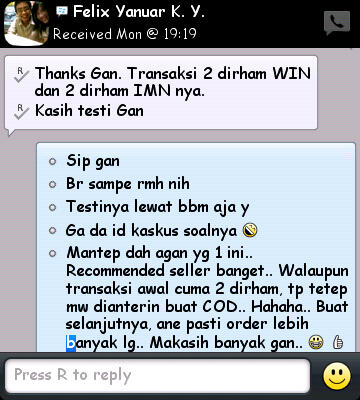 Kumpulan Testimonial "COLORECTAL" -----> LM Sertifikat PT. Antam, dll