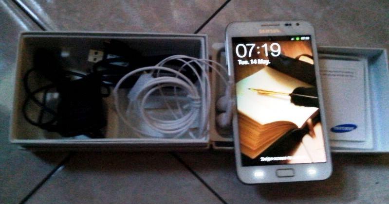 GALAXY NOTE 1 N7000 WHITE FULLSET MURAH BANDUNG