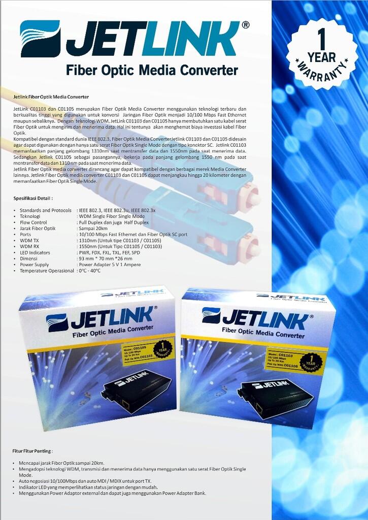 Fiber Optik Media Converter - Fast Ethernet dan Gigabit