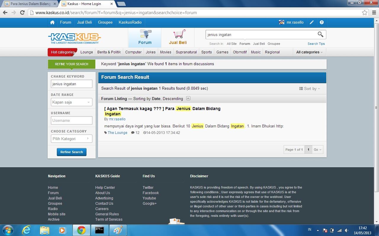&#91; Agan Termasuk kagag ??? &#93; Para Jenius Dalam Bidang Ingatan