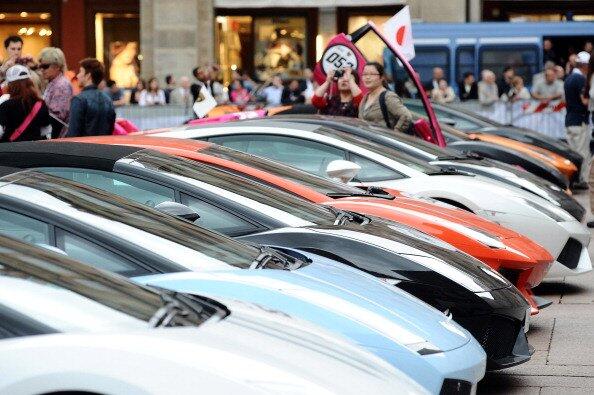 &#91;KEREN&#93; Peringatan 50tahun Lamborghini, 300 Mobil Lamborghini Kumpul Bareng