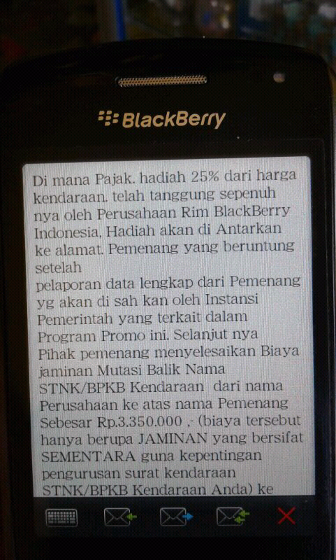 blackberry bagi2 hadiah ya gan?