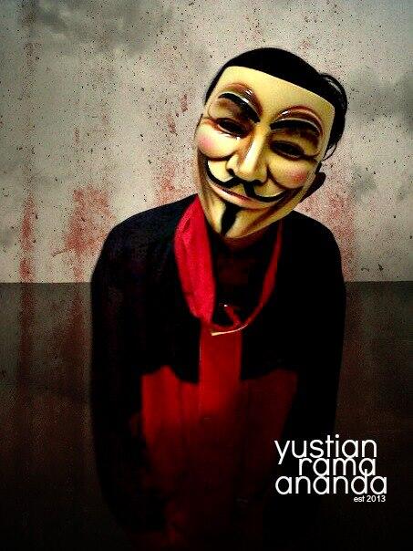 Jual mask v for vendetta