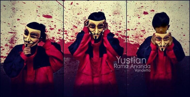 Jual mask v for vendetta