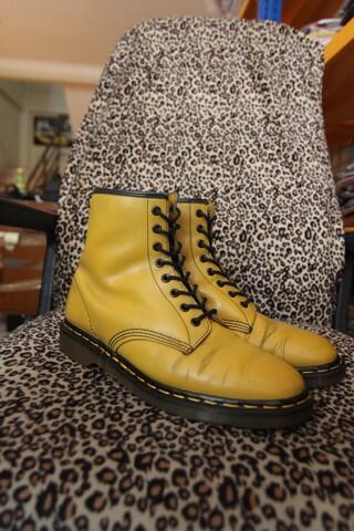 yellow doc martens