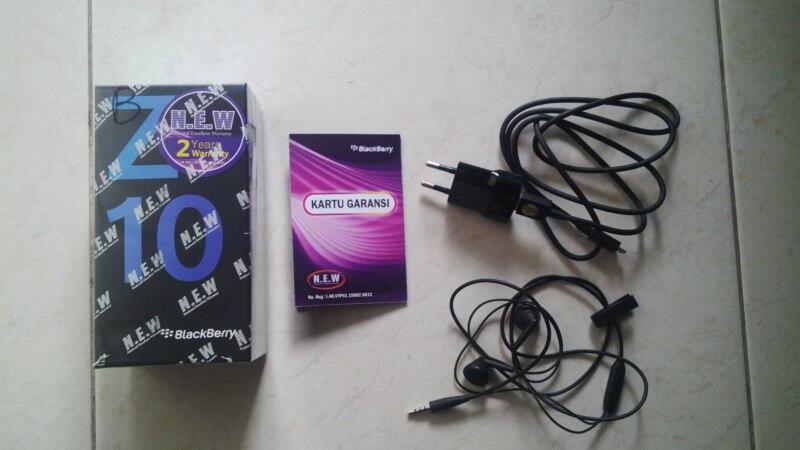 Blackberry Z10 Black - Garansi 2 Th - Kondisi 99% Mulus