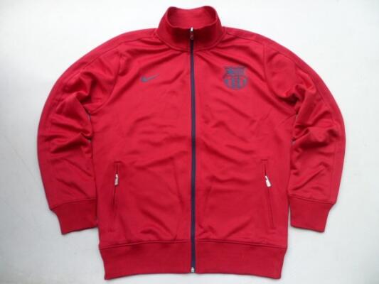 for sale jaket FC BARCELONA N98 MAROON SIZE L grade ori murmer cuma 1 !!