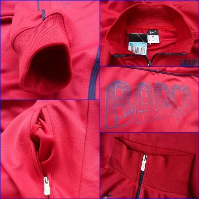 for sale jaket FC BARCELONA N98 MAROON SIZE L grade ori murmer cuma 1 !!